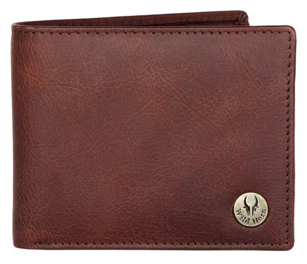 WildHorn Leather Wallet For Men, Brown-1